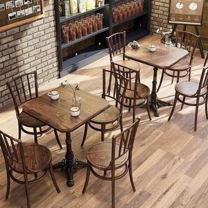 Commercial Series European Style Wooden <b>Dining</b> <b>Table</b> and Chairs for Youth Hostel Restaurant Furniture Designed Base Eco-Friendly - Product Image 2