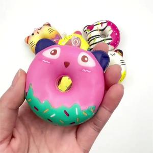 Donat lucu Anti stres busa Pu kualitas tinggi mainan simulasi donat mainan donat Squishy makanan naik lambat untuk anak-anak - Product Image 6