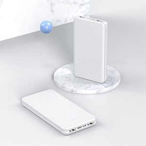 พาวเวอร์แบงค์พกพาขนาดเล็ก 10000mAh ช่องเสียบ USB คู่ พร้อมไฟแสดงสถานะแบตเตอรี่ 4 ดวง - Product Image 5