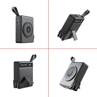 Banco de energía de carga rápida todo en 1 multifunción personalizado 10000mAh cargador de viaje de reloj inteligente de teléfono magnético inalámbrico universal