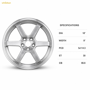 Rines de Aleación <span class=keywords><strong>KE</strong></span> de Alta Calidad TE37 Forjados de 18 19 20 21 22 24 Pulgadas, Pulidos, para Autos VOLK, T6061, 5x114.3 5x120 PCD, Diseño Cóncavo - Product Image 6