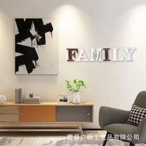 Wooden <b>Wall</b> Signs <b>Letter</b> Pendants Irregular Shape Home Decor For Living Room Bedroom Guesthouse - Product Image 4