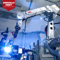 Robot de soudage 6 axes économique, unité multi-angles stable pour poste de travail de soudage automatique de l'acier et de l'acier inoxydable