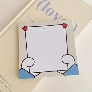 Bloc de Notas con Forma de Corazón, Notas Adhesivas con Dibujos Animados, para Estudio y Oficina, Artículos Esenciales para el Regreso a Clases - Product Image 4