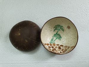 Bols peints en cocotier 2022 naturel, produits respectueux de l'environnement, bols de haute qualité, ensembles de vaisselle en noix de coco du Vietnam - Product Image 2