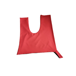 Robe de graduation personnalisée SHE GOWN HOOD matte de luxe cannelée UK PHD rouge avec manches longues et extrémité fermée - Product Image 5