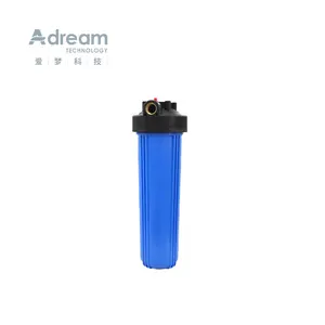 10" 20" Big Blue Filter Cartridge Housing For 20*4.5 Inch PP CTO UDF Filter Cartridges