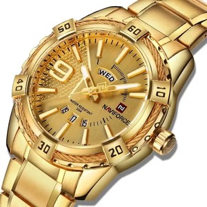 Reloj de Pulsera Drioshipping para Hombre, Diseño Elegante y Robusto, Cuarzo, Acero Inoxidable, Lujoso, Navi Force 9117 - Product Image 2