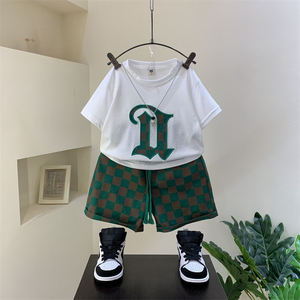 El más nuevo traje <span class=keywords><strong>para</strong></span> niños al por mayor, 2 uds., estampado <span class=keywords><strong>para</strong></span> <span class=keywords><strong>adolescentes</strong></span>, conjuntos <span class=keywords><strong>de</strong></span> <span class=keywords><strong>ropa</strong></span> deportiva informal <span class=keywords><strong>para</strong></span> niños - Product Image 4