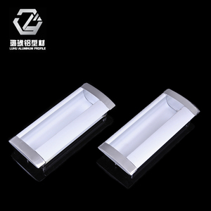 Aluminum Pull Handle 180mm Silver White For Cabinet Door Kitchen Use - Product Image 2
