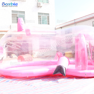 Tenda gonfiabile su misura rosa del maiale della tenda di <span class=keywords><strong>campeggio</strong></span> del grado commerciale tenda gonfiabile di evento per il noleggio del partito - Product Image 4