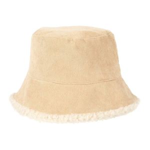 Corduroy <b>Warm</b> and Thickened Bucket <b>Hat</b> Winter Plush Unisex <b>Warm</b> <b>Hat</b> Customizable Reversible Bucket <b>Hat</b> - Product Image 4