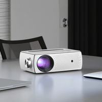 Proyektor Saku Portabel Video LED LCD Pintar Ponsel Byintek K18 Real 1080p 4K (Tambahan 40USD untuk Android)