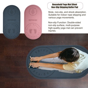 Household <strong>Skipping</strong> Buffer Pad Anti Slip Floor <strong>Mat</strong> Aerobics Jump Rope <strong>Skipping</strong> <strong>Mat</strong> - Product Image 2