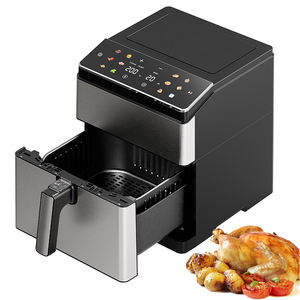 Barato 2.5L 3L Freidora <span class=keywords><strong>de</strong></span> <span class=keywords><strong>aire</strong></span> digital Certificados ETL Superficie mate Versión manual para uso doméstico Disponible en francés alemán - Product Image 4