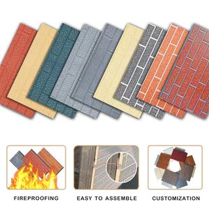 Panneau sandwich en polyuréthane ignifuge de conception moderne pour la <span class=keywords><strong>décoration</strong></span> murale et les projets d'isolation thermique - Product Image 5