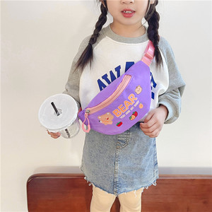 2024 último diseño poliéster dulce lindo <span class=keywords><strong>Oso</strong></span> <span class=keywords><strong>de</strong></span> dibujos animados bandolera <span class=keywords><strong>riñonera</strong></span> al aire libre niños <span class=keywords><strong>riñonera</strong></span> - Product Image 4