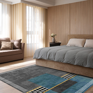 Alfombra moderna con estampado de poliéster Patrón abstracto personalizado Tienda de <span class=keywords><strong>vestidos</strong></span> Salón de banquetes Alfombra que admite mascotas - Product Image 1