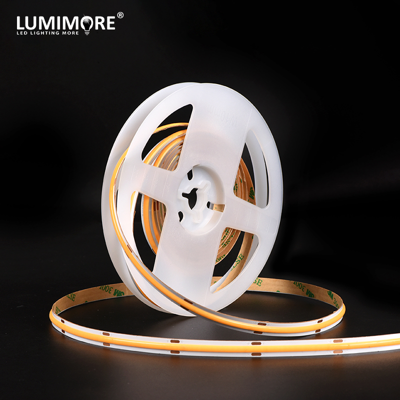 Ultra Bright Dotfree High CRI90+ 384LEDs/m 24V Dimmable COB FLEX Neon Lights Copper Landscape Lighting