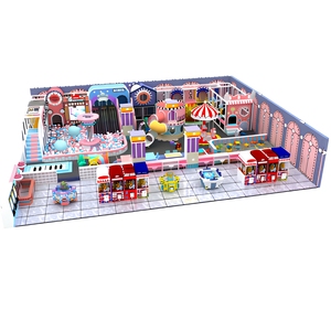 Équipements de terrain de jeux intérieur pour enfants, centre de jeux sécurisé commercial, installations de divertissement pour enfants avec toboggans et trampoline - Product Image 6