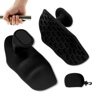 Silicone Hand Grip Strengthener <b>Pads</b> with Storage Case, Anti-Slip Palm Protector for Weightlifting & Fitness Gym - Product Image 1