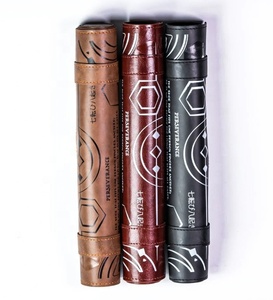 Nuovo Set di Backgammon in pelle rotolante portatile di alta qualità da viaggio con Backgammon Roll up per LOGO personalizzato in pelle Color - Product Image 3