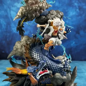 Figura de Acción de One Piece, Monkey D. <span class=keywords><strong>Luffy</strong></span> (con Rayo en la Mano) <span class=keywords><strong>VS</strong></span> <span class=keywords><strong>Kaido</strong></span>, Estatua de PVC de Anime, Tema del Amor, Coleccionable de Alta Calidad - Product Image 5