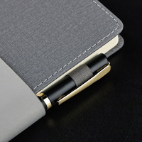 Carnets de notes à clip en cuir de luxe personnalisé de style personnalisable agenda personnalisé à boutons-pression magnétiques