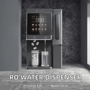 Distributeur d'eau chaude et froide électrique convenable avec fabrication de glace, boîtier en plastique pour usage domestique et hôtelier - Product Image 2