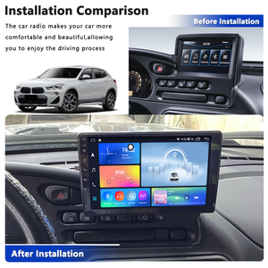 Meihua 9 inch Chất lượng cao Android Car DVD khung phụ kiện nội thất cho LADA niwa du lịch 2020 2023 xe Stere - Product Image 4