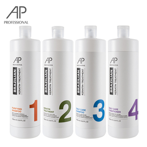 Traitement de salon kératine biologique après soin des cheveux collagène ensemble de shampooing et après-shampooing à la kératine professionnel - Product Image 1