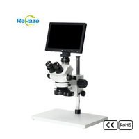 Wholesale REHAZE Binocular Stereo Microscope SZM-7045SM Display Continuous Zoom Natural Light External LED Illumination No