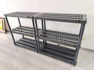 ชั้นวางของพลาสติกทนทาน5ชั้นสำหรับโรงรถชั้นวางของพลาสติกทนทาน - Product Image 4