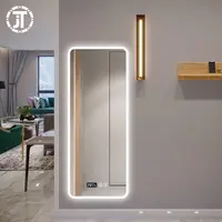Miroir de toilette moderne intelligent pleine longueur avec capteur tactile, miroirs de désembuage rectangulaires suspendus au mur dans un Salon et une maison privée