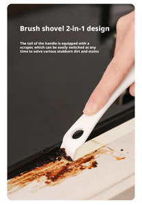 Wholesale Barbecue Cleaning Brush Scraper Multifunctional Net Oven Baking Tray Kitchen Gadget Shaped Hooked - Product Image 5
