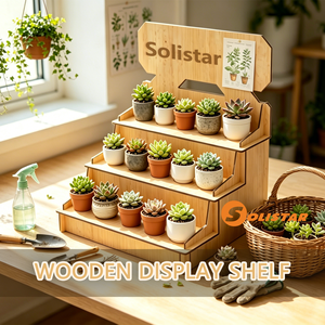 Étagères de table en bois découpées au laser sur mesure, présentoir à <span class=keywords><strong>savon</strong></span> pour salons d'artisanat - Product Image 1