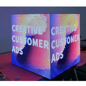 Pantalla LED Publicitaria Interior y Exterior, Muro Digital de 4 y 5 Paneles, Letrero a Todo Color, Cubo LED de Precio, Pantalla LED de Fábrica - Product Image 1