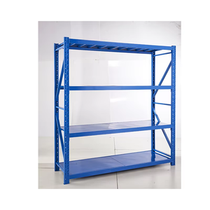 Estanterías de Almacenamiento de Acero Ajustables Sin Pernos Fushida, de Servicio Mediano, de 4 Niveles, para Exteriores, con Protección Contra la Corrosión, Apilables - Product Image 4