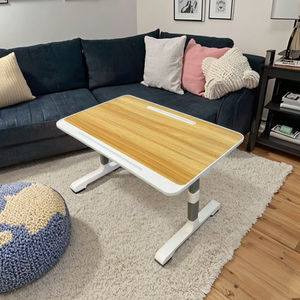 Shaohua OEM 노트북 새로운 컴퓨터 책상 휴대용 접이식 회전 나무 노트북 침대 사용 - Product Image 5