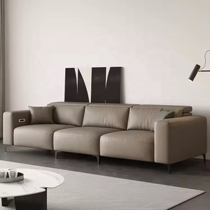 Console électrique de salon <span class=keywords><strong>causeuse</strong></span> en cuir véritable chaise berçante <span class=keywords><strong>inclinable</strong></span> canapé <span class=keywords><strong>inclinable</strong></span> sectionnel <span class=keywords><strong>inclinable</strong></span> - Product Image 3