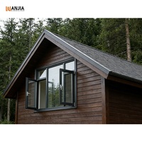 Fenêtres à battants en verre trempé résistant aux ouragans, fenêtres à double vitrage, fenêtres à triple vitrage, fenêtres en aluminium, autres fenêtres