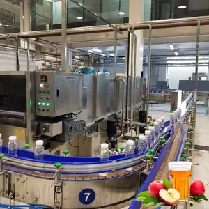 High quality automatic turnkey peach apricot fruit and vegetable juice jam processing line concentrate production line