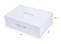 Boîte Cadeau Luxe en Carton Sur Mesure pour Vente au Détail, Grande Boîte Blanche avec Couvercle Magnétique