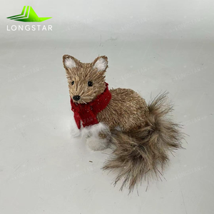 Fabbrica di vendita calda materiale Fluff alce, scoiattolo, orso polare, disegno <span class=keywords><strong>lupo</strong></span>, decorazione ornamentale natalizia - Product Image 3