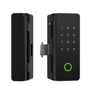 Tuya App-<strong>Controlled</strong> Wi-Fi Enabled Glass Door Lock <strong>with</strong> Biometric <strong>PIN</strong> <strong>Code</strong> <strong>Access</strong> Grade C Security Memory Card Cloud Data Storage - Product Image 1