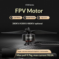 Moteur Brushless 4720 380KV/430KV/480KV pour Drone Multirotor, Charge Utile 10kg, Machine FPV de Course