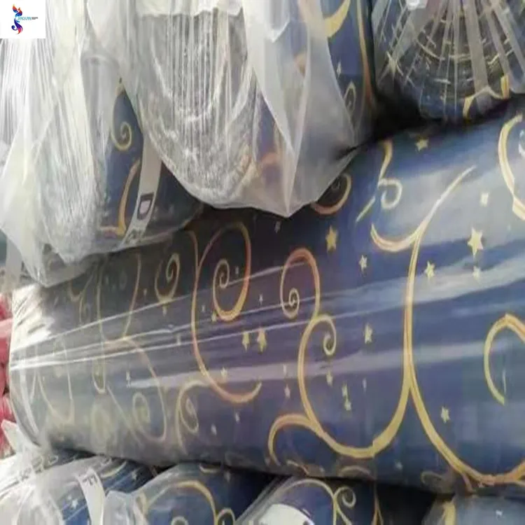 Wholesale good quality bed sheet printed stocklot fabrics textiles in vietnam