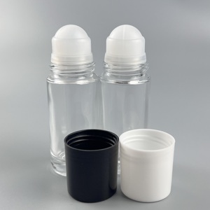 Bouteilles en verre à bille cosmétique de 30ml 50ml Conteneur de déodorant Bouteilles de <span class=keywords><strong>parfum</strong></span> Bouteilles à bille d'huile essentielle - Product Image 2