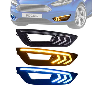 Feux de jour pour <span class=keywords><strong>FORD</strong></span> <span class=keywords><strong>Focus</strong></span> 2015-2018 Clignotant jaune Étanche - Product Image 1