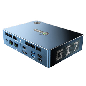 Nuevo <span class=keywords><strong>Mini</strong></span> <span class=keywords><strong>PC</strong></span> de Moda <span class=keywords><strong>2022</strong></span>, GTi11 I7 1165G 32+500G Win10, <span class=keywords><strong>Mini</strong></span> Ordenador Personal, <span class=keywords><strong>Mini</strong></span> Laptop de Metal Negro para Negocios en Interiores - Product Image 3